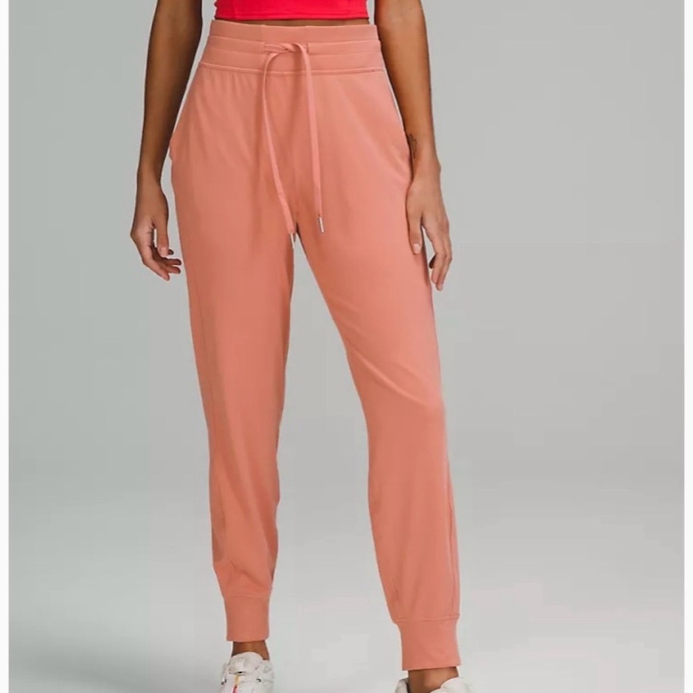 Lululemon Ready to Rulu High-Rise Jogger Pink Savannah Full Length Size 12